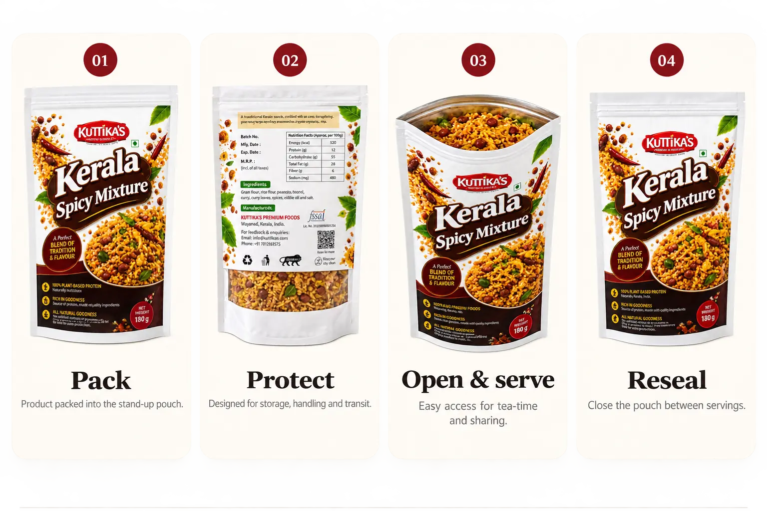 KUTTIKA'S packaging and serving bowl